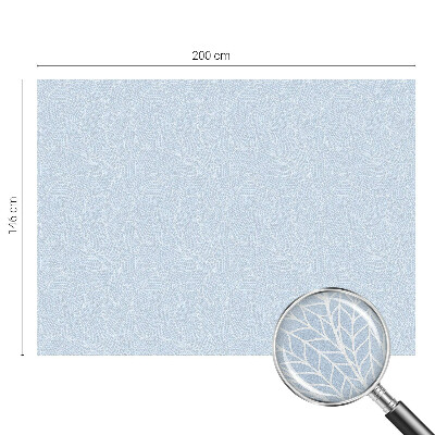 Frostfilm med dekorativt mönster Målad filt