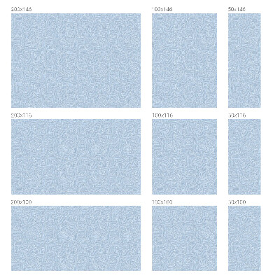 Frostfilm med dekorativt mönster Målad filt