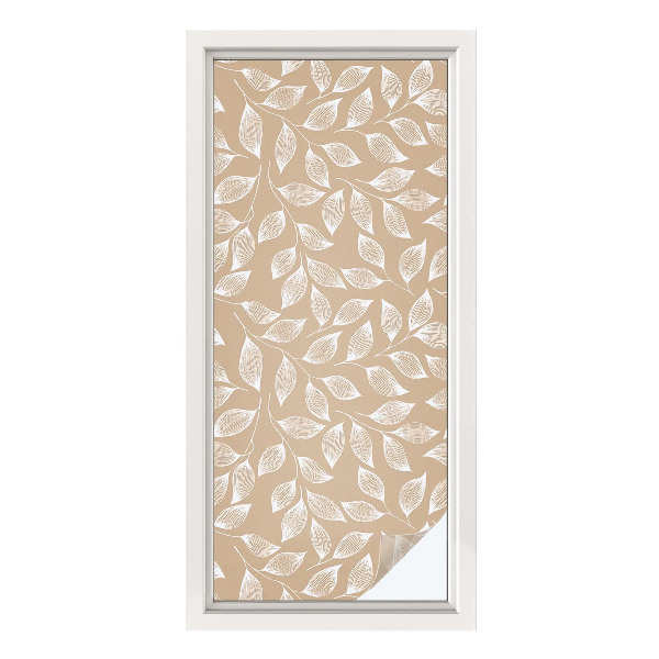 Solfilm fönster insynsskydd Lämnar naturen