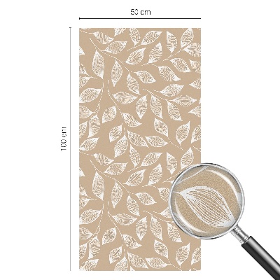 Solfilm fönster insynsskydd Lämnar naturen