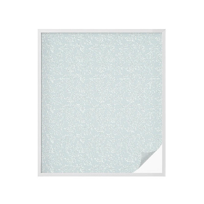 Frostad fönsterfilm med färgat mönster Eklöv