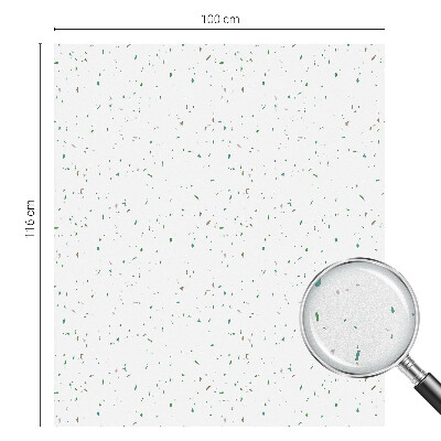 Fönsterfilm med mosaikmönster Spridda element