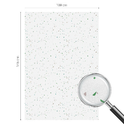 Fönsterfilm med mosaikmönster Spridda element