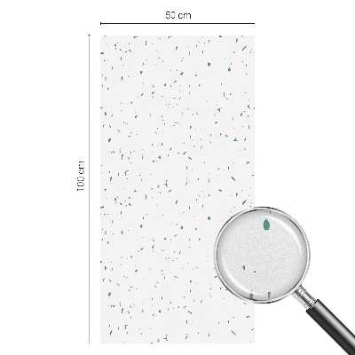 Fönsterfilm med mosaikmönster Spridda element