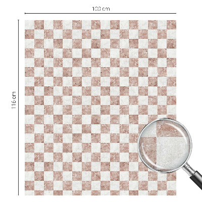 Dekorplast till fönster mosaik Klassiskt schackbräde