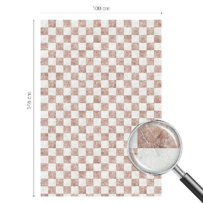 Dekorplast till fönster mosaik Klassiskt schackbräde