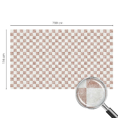 Dekorplast till fönster mosaik Klassiskt schackbräde