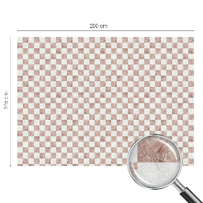 Dekorplast till fönster mosaik Klassiskt schackbräde