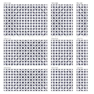 Frostad fönsterfilm med färgat mönster Växtmotiv