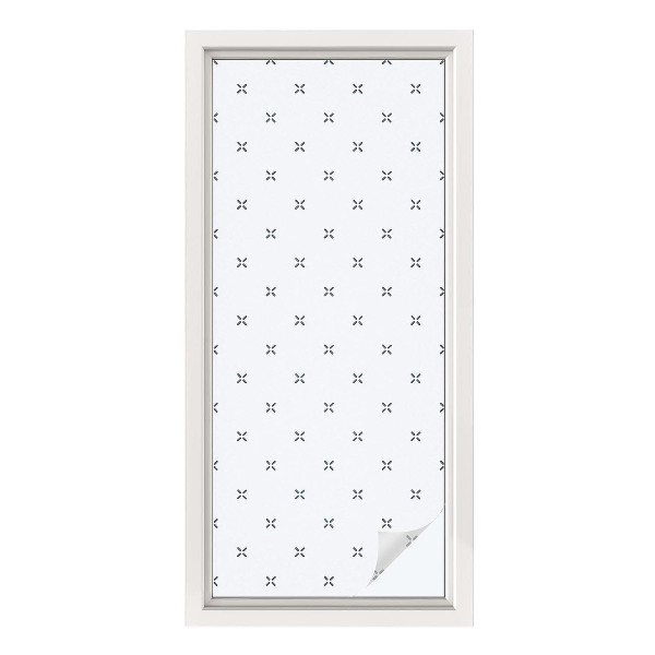 Fönsterfilm med mosaikmönster Geometriska kors