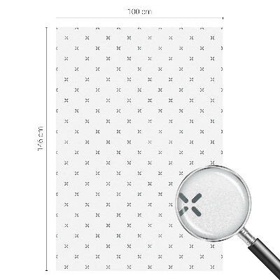 Fönsterfilm med mosaikmönster Geometriska kors