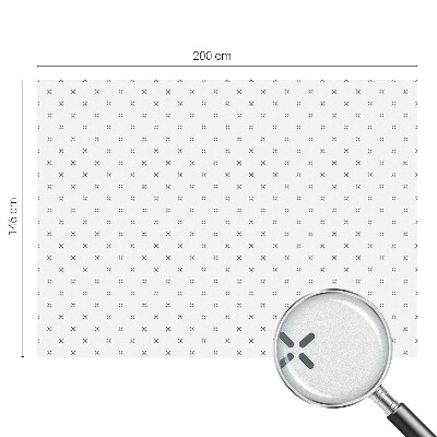 Fönsterfilm med mosaikmönster Geometriska kors