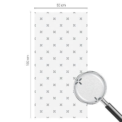 Fönsterfilm med mosaikmönster Geometriska kors