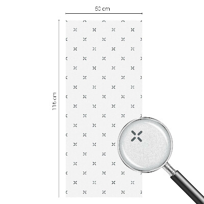 Fönsterfilm med mosaikmönster Geometriska kors