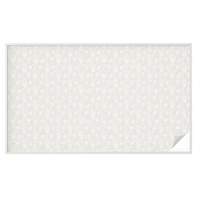 Dekorplast till fönster mosaik Subtila blommor