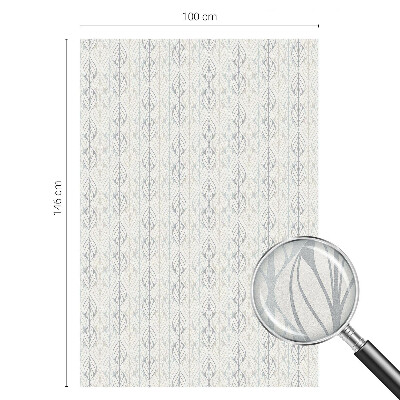 Frostfilm med dekorativt mönster Lövmönster