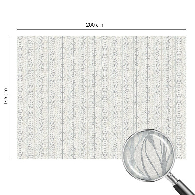 Frostfilm med dekorativt mönster Lövmönster