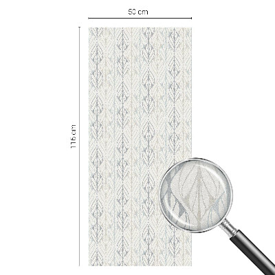 Frostfilm med dekorativt mönster Lövmönster