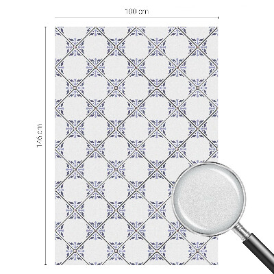Fönsterfilm med mosaikmönster Geometriska plattor