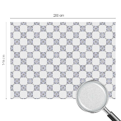 Fönsterfilm med mosaikmönster Geometriska plattor