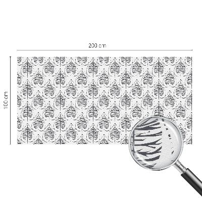 Dekorplast till fönster mosaik Lövrik elegans