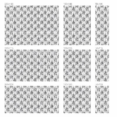 Dekorplast till fönster mosaik Lövrik elegans