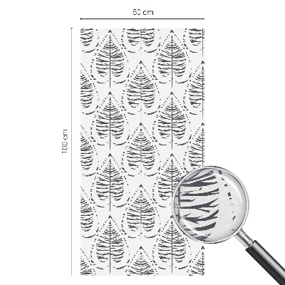 Dekorplast till fönster mosaik Lövrik elegans