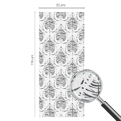 Dekorplast till fönster mosaik Lövrik elegans