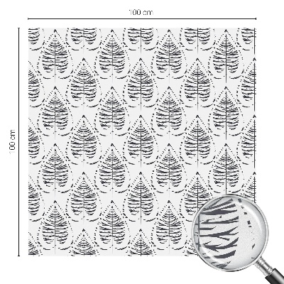 Dekorplast till fönster mosaik Lövrik elegans