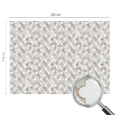 Fönsterfilm med mosaikmönster Geometrisk mosaik