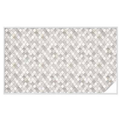 Fönsterfilm med mosaikmönster Geometrisk mosaik