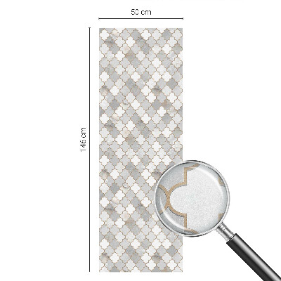 Fönsterfilm med mosaikmönster Geometrisk mosaik