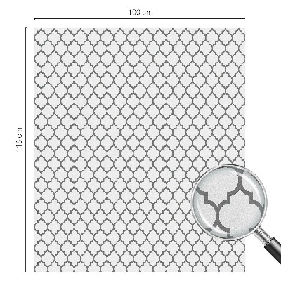 Solfilm fönster insynsskydd Geometriskt mönster