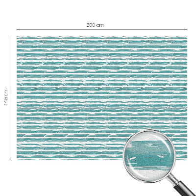 Fönsterfilm med mosaikmönster Gröna ränder