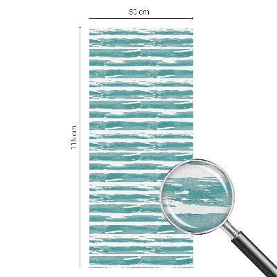 Fönsterfilm med mosaikmönster Gröna ränder