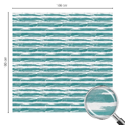 Fönsterfilm med mosaikmönster Gröna ränder