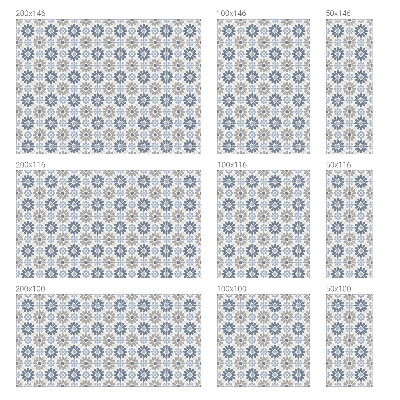Frostfilm med dekorativt mönster Blommosaik