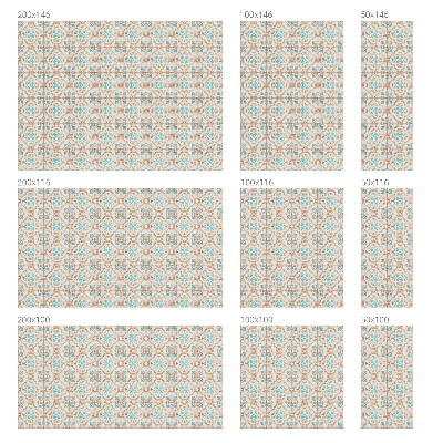 Dekorplast till fönster mosaik Rustika kakelplattor