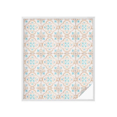 Dekorplast till fönster mosaik Rustika kakelplattor