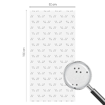 Solfilm fönster insynsskydd Prickmönster