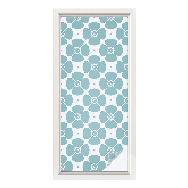 Solfilm fönster insynsskydd Blomsymmetri