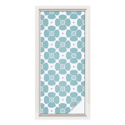 Solfilm fönster insynsskydd Blomsymmetri