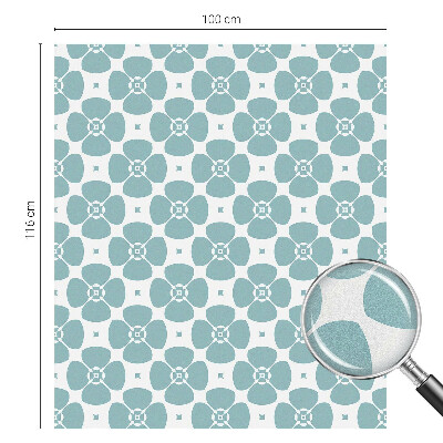 Solfilm fönster insynsskydd Blomsymmetri