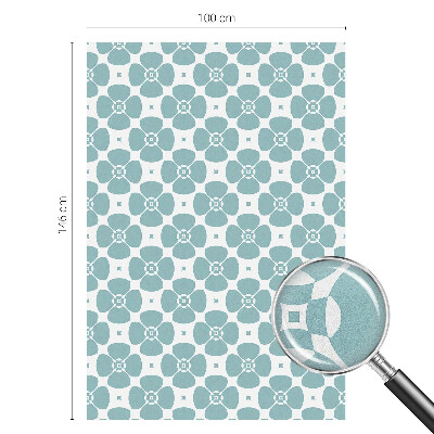 Solfilm fönster insynsskydd Blomsymmetri