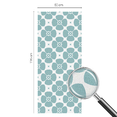 Solfilm fönster insynsskydd Blomsymmetri