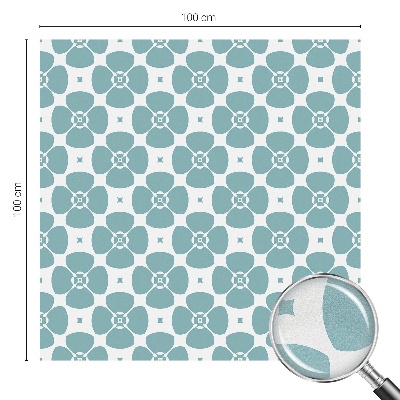 Solfilm fönster insynsskydd Blomsymmetri