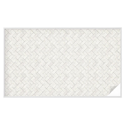 Frostfilm med dekorativt mönster Fiskbensmönster