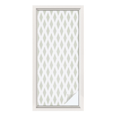 Dekorplast till fönster mosaik rutmönster