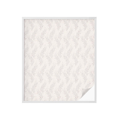 Frostad fönsterfilm med färgat mönster Eleganta blad