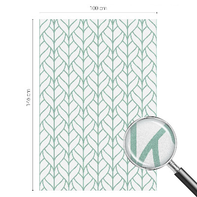 Fönsterfilm med mosaikmönster Växtsymmetri